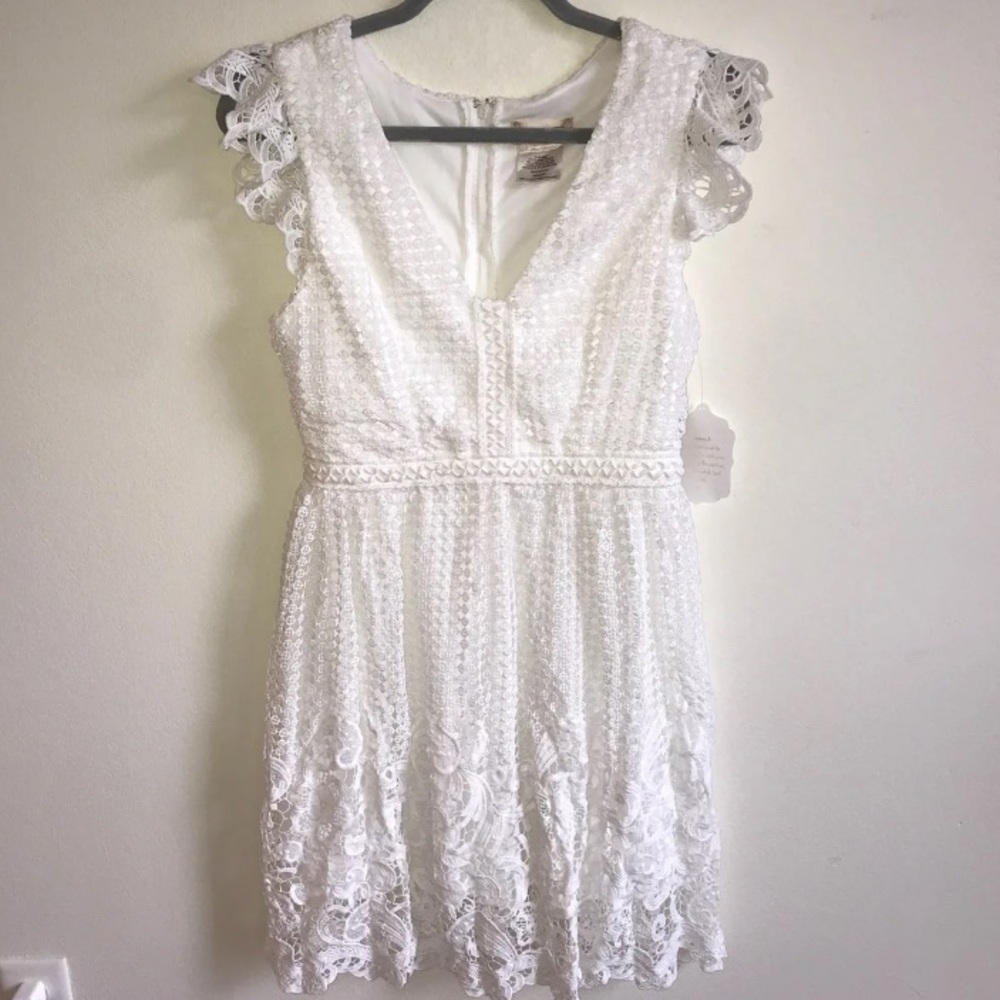 Altar’d State White Lace Dress